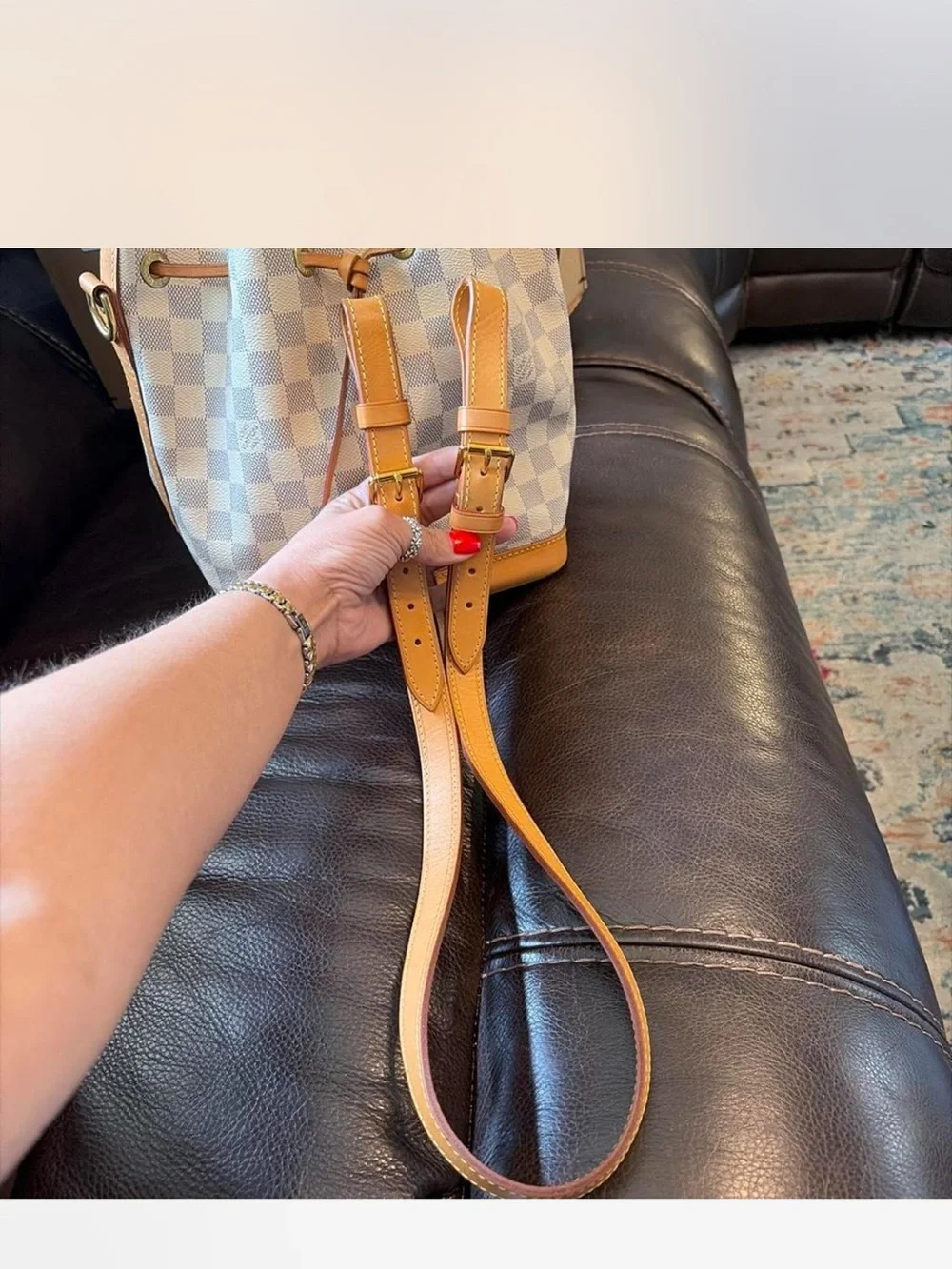 Louis Vuitton Noe BB in Damier Azur